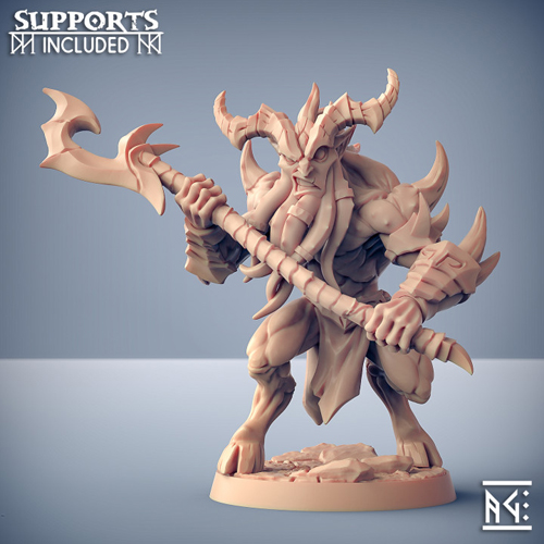 Abyss Demon Guardian - A 3D Print