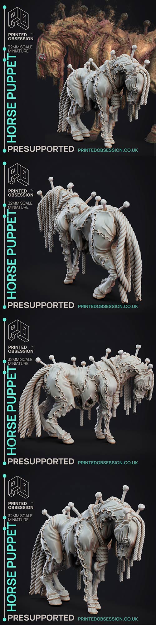 Horse Puppet 3D Print
