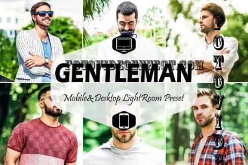 10 Gentleman Mobile & Desktop Lightroom Presets, Man Bright - 1932593