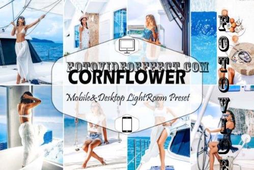 10 Cornflower Mobile & Desktop Lightroom Presets, Santorini - 1932694