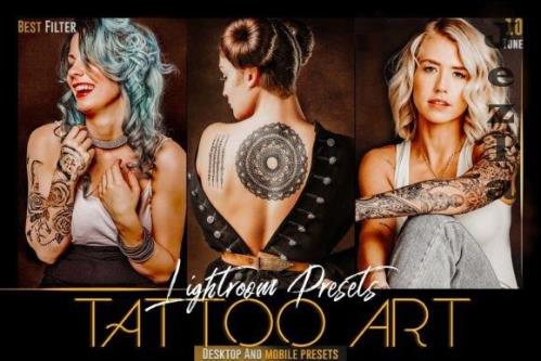 10 Tattoo Art Mobile & Desktop Lightroom Presets, Fashion - 1932555