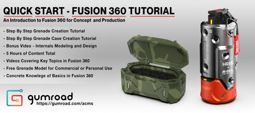 Alex Senechal - Quick Start in Fusion 360 for Concept Design - Tutorial