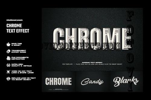 Chrome text effect - PW9TGCA