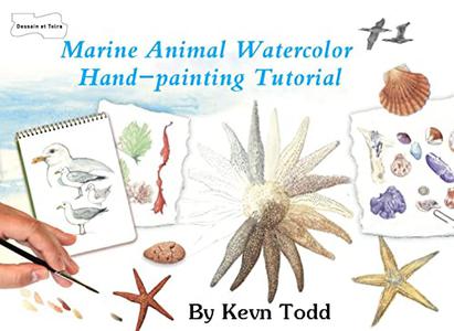 Marine Animal Watercolor Hand-painting Tutorial