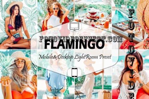 10 Flamingo Mobile & Desktop Lightroom Presets, Vibrant LR - 1932690