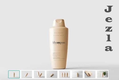 Plastic Shampoo Bottle Mockup - 7457477