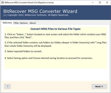 BitRecover MSG Converter Wizard 9.0 9a9de80da756088949d4405297e7dd19