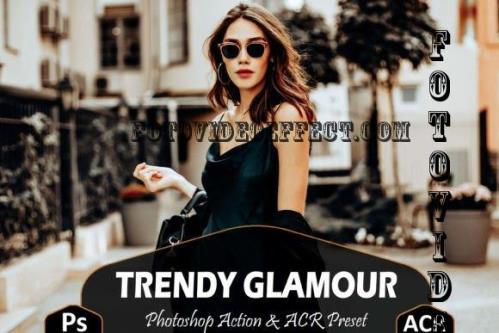 10 Trendy Glamour Photoshop Actions And ACR Presets, Fashion - 1932735