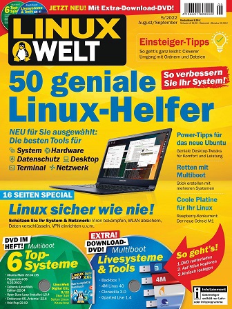 LinuxWelt Magazin Nr 05 August - September 2022