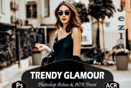 10 Trendy Glamour Photoshop Actions And ACR Presets, Fashion - 1932735