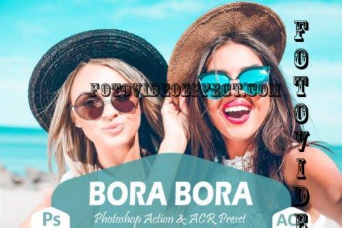 12 Bora Bora Photoshop Actions And ACR Presets, Beach Bright - 1932761