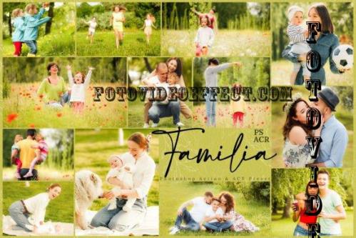 10 Familia Photoshop Actions And ACR Presets, Best Spring - 1932742