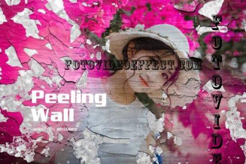 Peeling Wall Photo Effect Psd