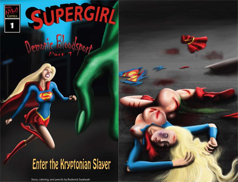 Roderick Swawyki - Supergirl: Issue 1 - Demonic Bloodsport Part 1 Porn Comic