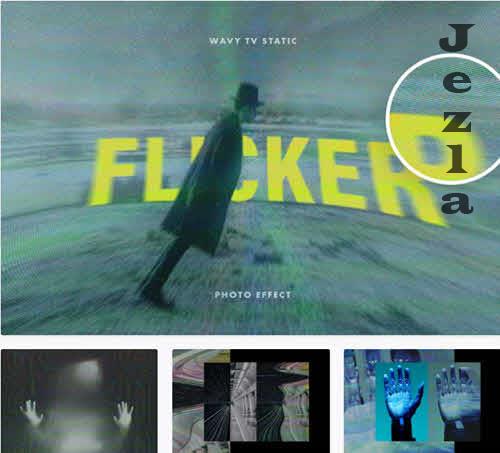 Screen Flicker Photo Effect - 7440762