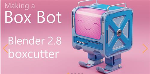 Blender Market - Making a Boxbot in Blender 2.8