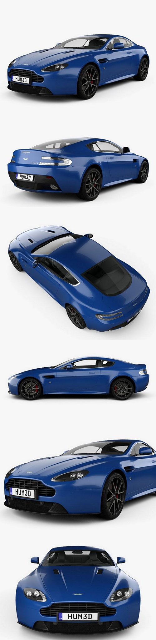 Aston Martin V8 Vantage S 2015 3D Model
