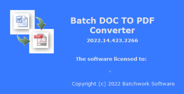 Batch DOC to PDF Converter 2022.14.731.2275 424e26e645aff5e2b3b15e924ebe3186