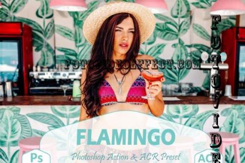 10 Flamingo Photoshop Actions And ACR Presets, Vibrant - 1932915