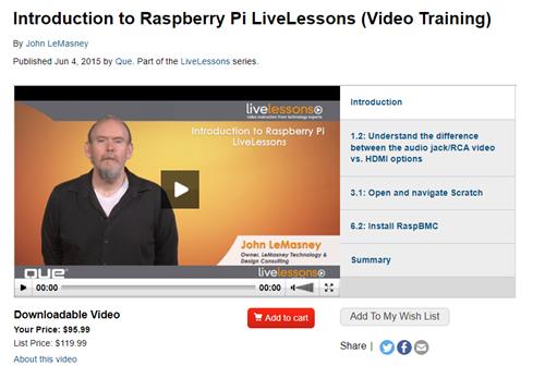 John LeMasney - Introduction to Raspberry Pi LiveLessons (Video Training)