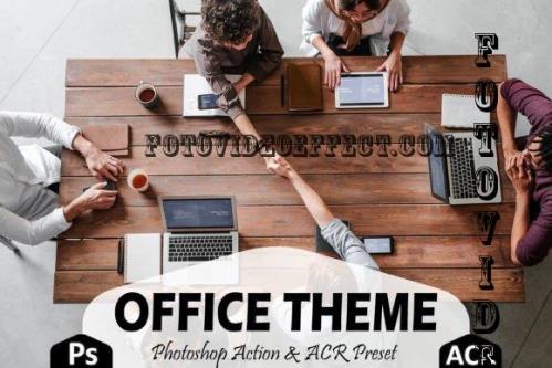 10 Office Theme Photoshop Actions And ACR Presets, Blogger - 2009763