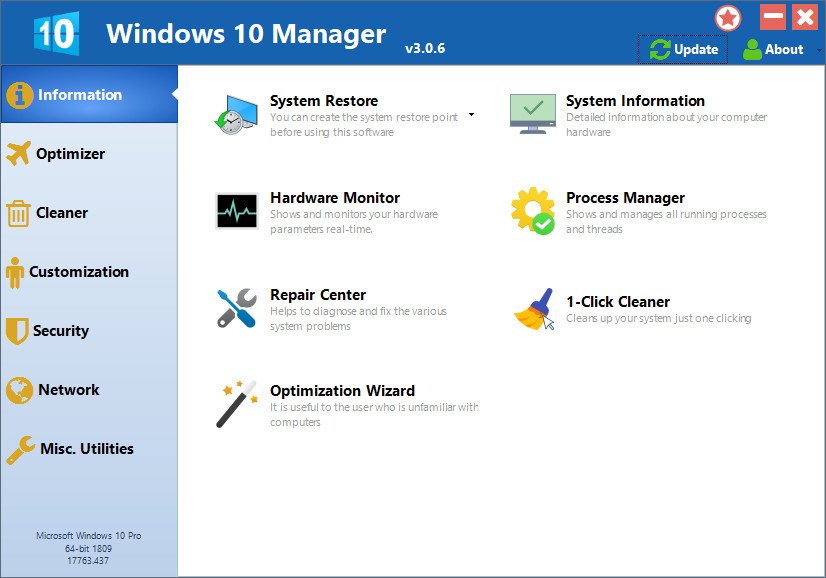 Windows 10 Manager 3.6.8 Repack & Portable by Elchupacabra 54762bfc8d7a3746c78e6017a18adffb