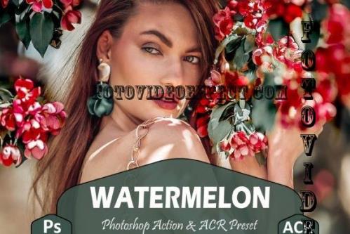 10 Watermelon Photoshop Actions And ACR Presets, Crispy - 2009790