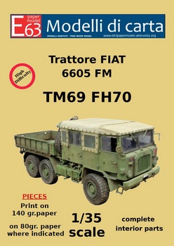FIAT 6605 TM (TM69) (Modelli di Carta)