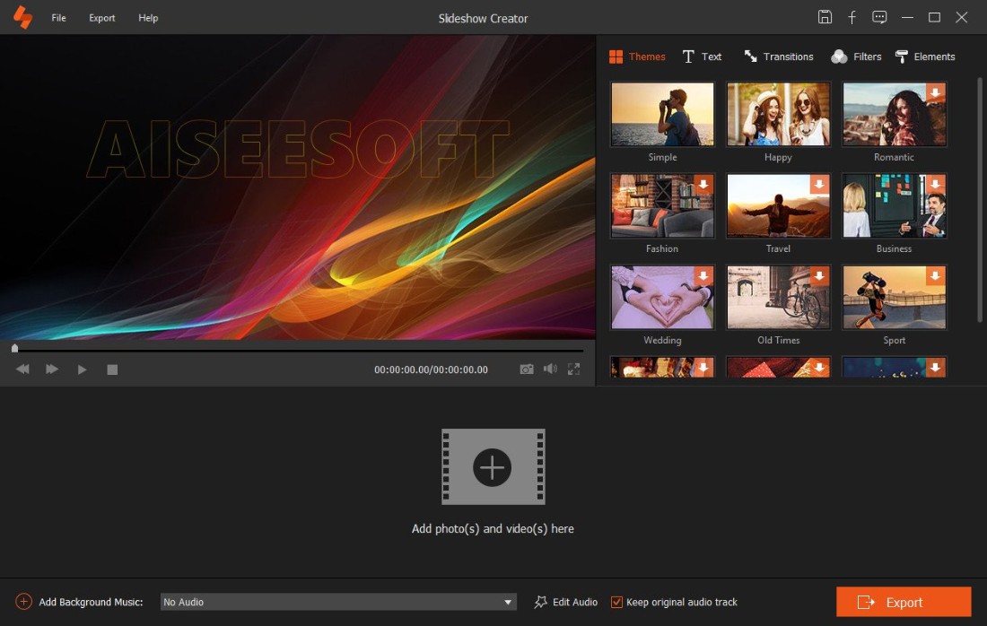 Aiseesoft Slideshow Creator 1.0.30 Multilingual 2440b08965c4e7b826f2e26372561fad