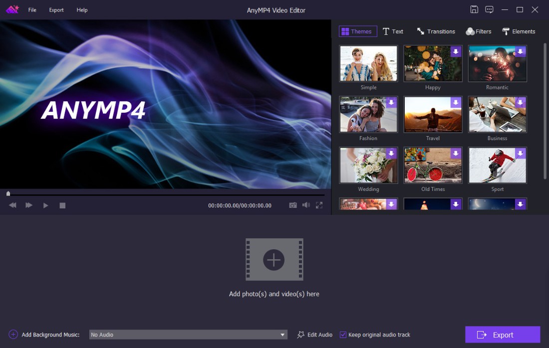 AnyMP4 Video Editor 1.0.26 Multilingual Dc77f7a81b956a9b172819ffe6ee56b7