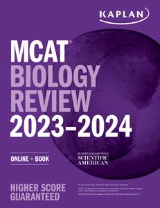 MCAT Biology Review 2023-2024 Online + Book (Kaplan Test Prep)