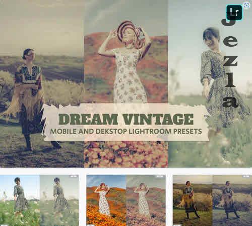 Dream Vintage Lightroom Presets Dekstop and Mobile