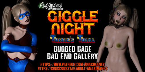 Giggle Night: Bugged Babe Bad End 3D Porn Comic