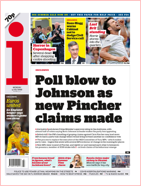 The i Newspaper - Issue 3622 [04 Jul 2022]
