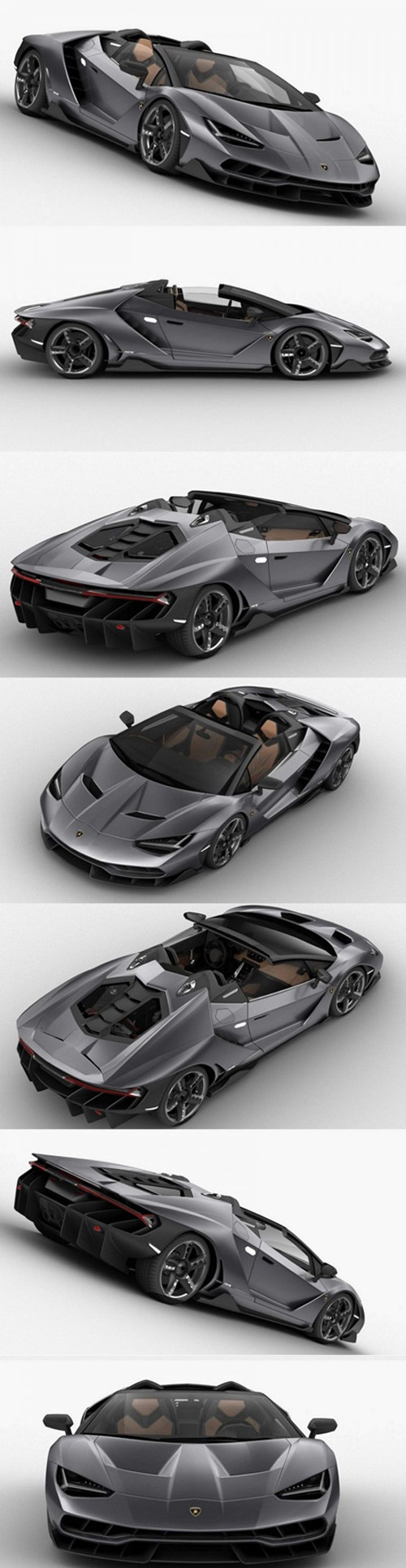 Lamborghini Centenario 2017 3D Model