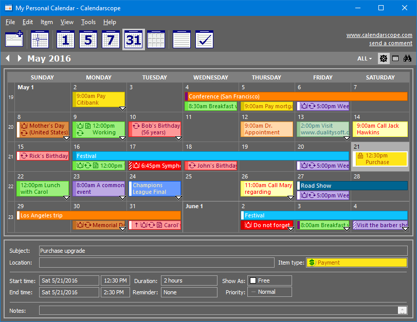 Calendarscope 12.5.0.4