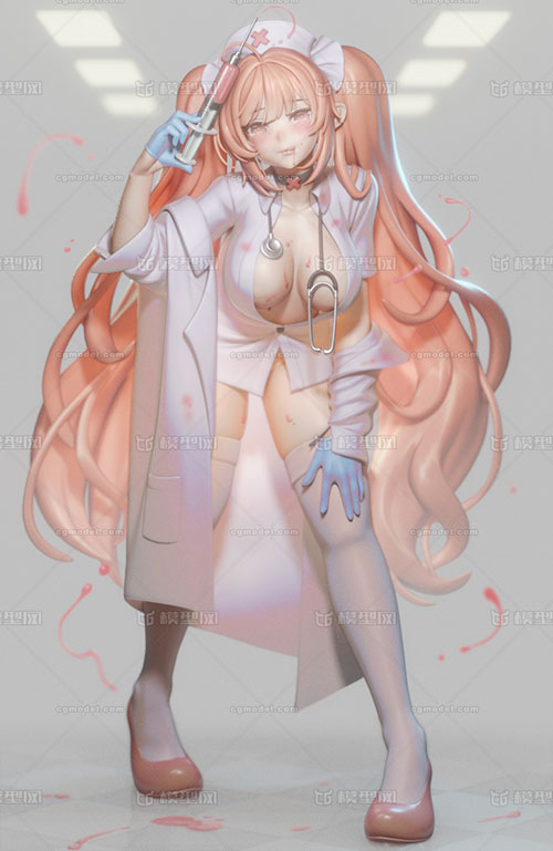 Anime Nurse 3D Print