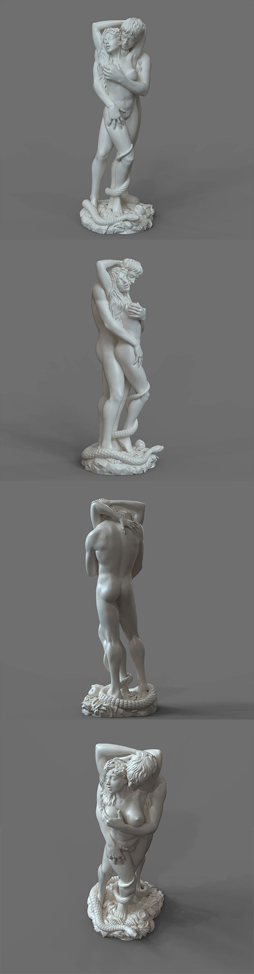 Adam and Eve 3D Print