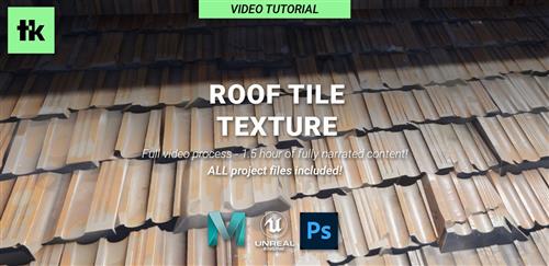 ArtStation - Roof Tile Texture – Complete Workflow From 3D Modeling to Photoshop