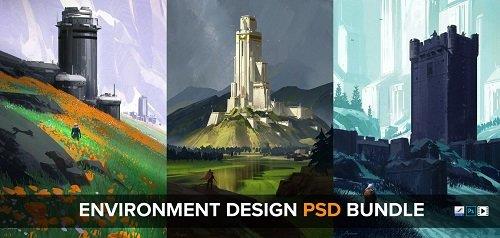 ArtStation - Environment Design - PSD Bundle