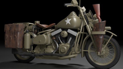Create Captain America’S Motorcycle With Blender