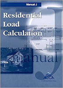 Residential Load Calculation Manual J®, 7th Edition
