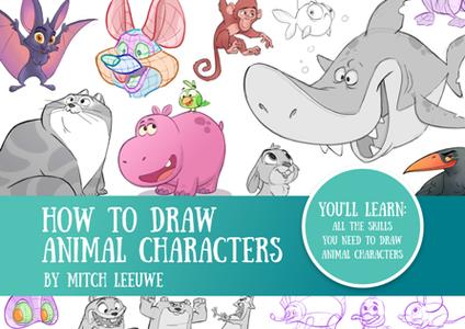 How to draw animal characters