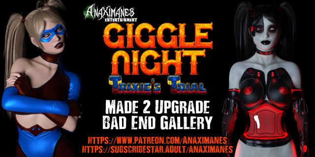 The Anax – Giggle Night – Made 2 Upgrade Bad End 3D Porn Comic