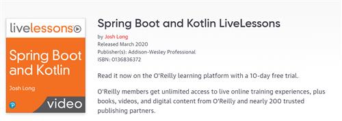 Josh Long - Spring Boot and Kotlin Video Trainning