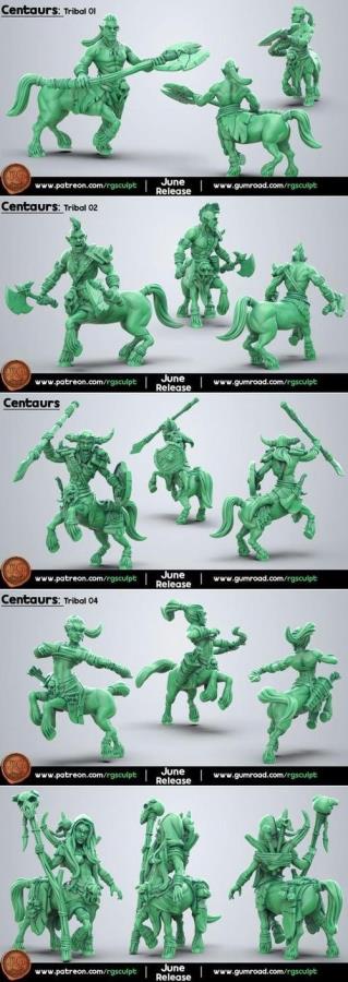 Centaur 1-5 3D Print