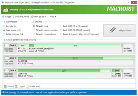 Macrorit Data Wiper 6.1 + WinPE + Portable