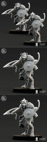 One Page Rules - Beastmen Tamer 3D Print