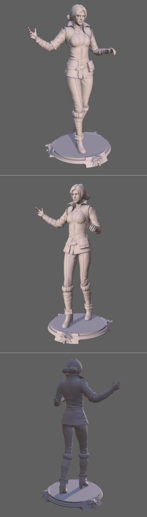 Triss Merigold - The Witcher 3D Print