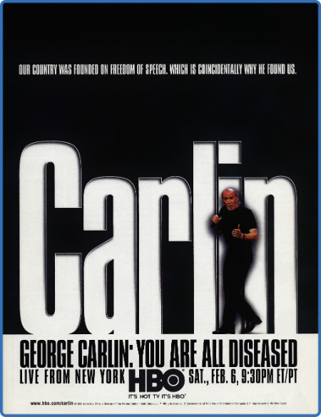 George Carlin You Are All Diseased 1999 1080p WEBRip x264-RARBG